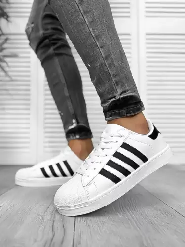 Adidasi barbati albi 12105 T56-4