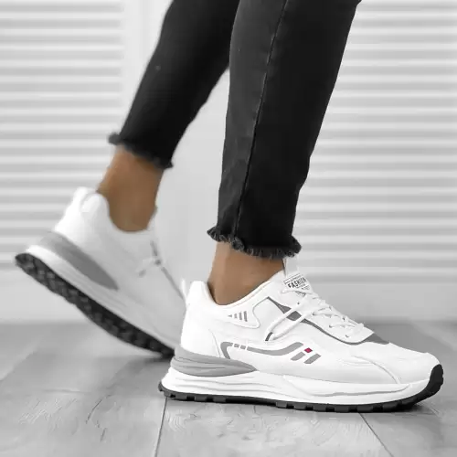 Adidasi barbati albi 721 T52-2