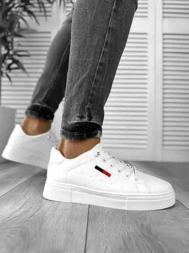 Adidasi barbati albi C18    T6-4