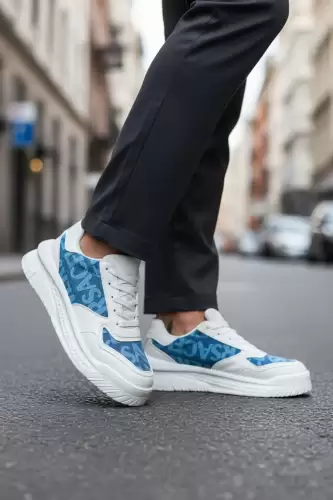 Adidasi barbati casual  albastri L76  N12-2