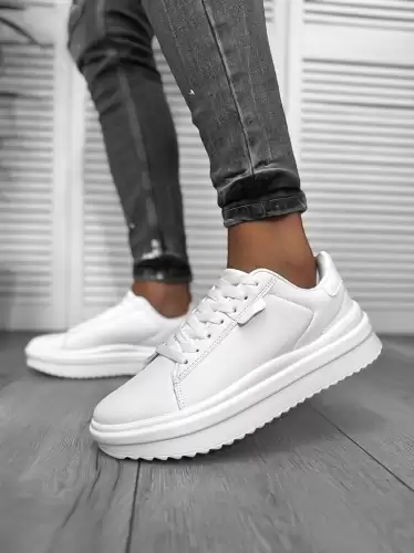 Adidasi barbati casual albi 069  N11-3