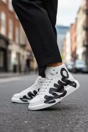 Adidasi barbati casual  albi 6620