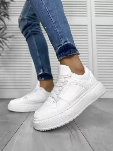 Adidasi barbati casual albi M01 N8-3