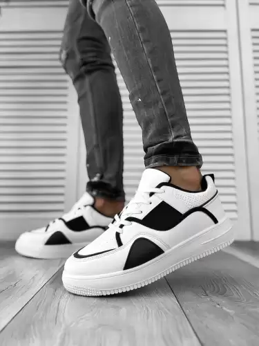 Adidasi barbati casual  albi R923 T4-5