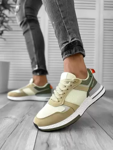Adidasi barbati casual bej B017  N1-4