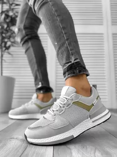 Adidasi barbati casual gri deschis B018 N2-4