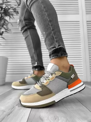 Adidasi barbati casual maro B018 N16-3