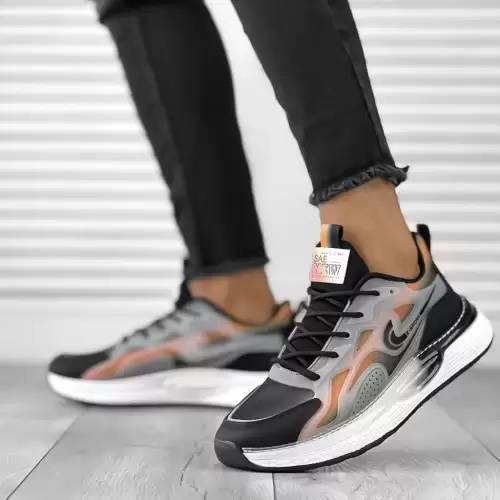 Adidasi barbati casual negri 12100 N6-1