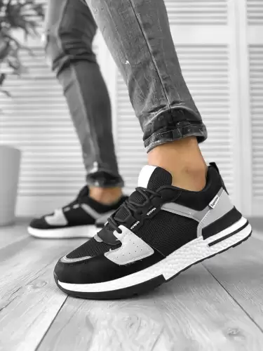 Adidasi barbati casual negri B018    N2-4