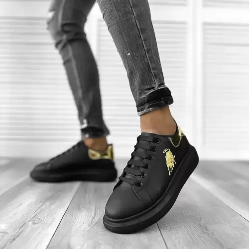 Adidasi  barbati casual negri FCL805 T6-2