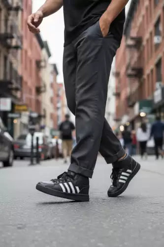 Adidasi barbati casual  negri H38