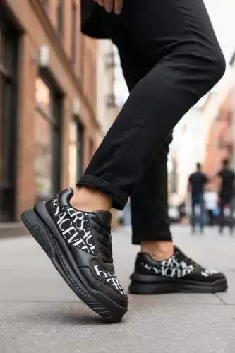 Adidasi barbati casual negri L76 N12-3