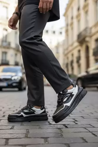 Adidasi barbati casual negri Q6