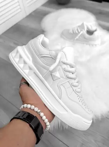 Adidasi barbati casual   VL   albi 086 T51-2