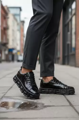 Adidasi barbati casual  VSC  negri 0825 N9-2