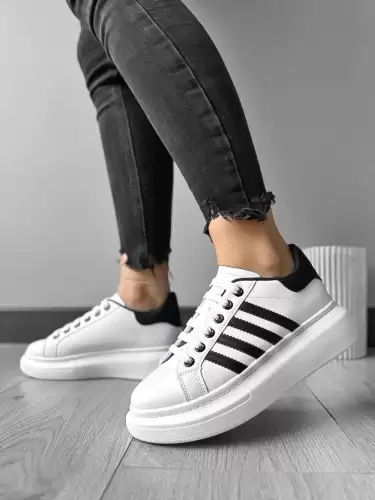 Adidasi dama casual albi 6622 N17-1