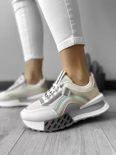 Adidasi dama casual bej CL2302  N13-3