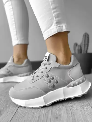 Adidasi dama casual gri A01 T7-3