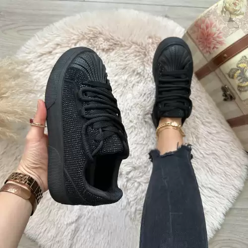 Adidasi dama casual negri CU MIC DEFECT DEFBL575 T52-1