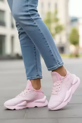 Adidasi dama roz casual inalti H9