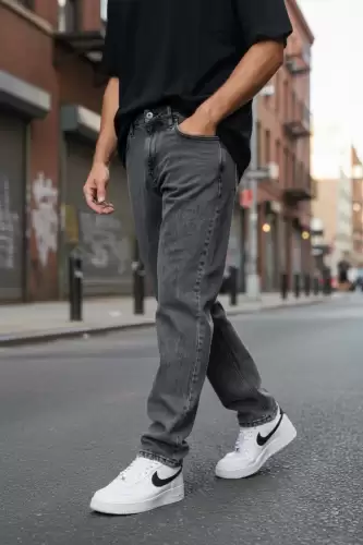Blugi barbati baggy gri 100 G5-2