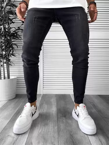 Blugi barbati conici negri 672 B14-3.1