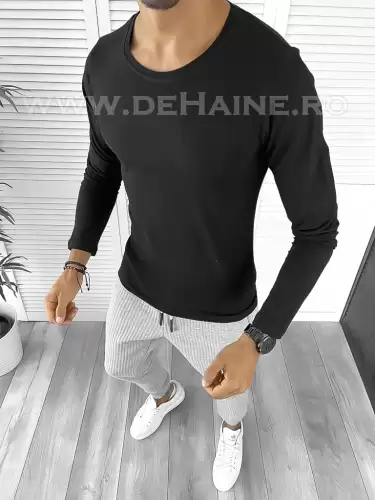 Bluza barbati neagra  slim fit B3433 91-3.3