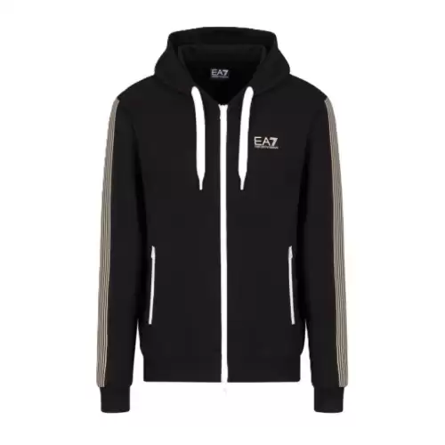 Bluza cu fermoar EA7 M hoodie FZ BR