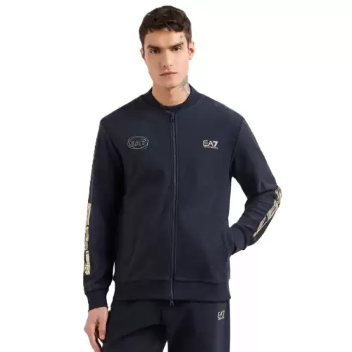 Bluza cu fermoar EA7 M T-TOP FZ GOLD