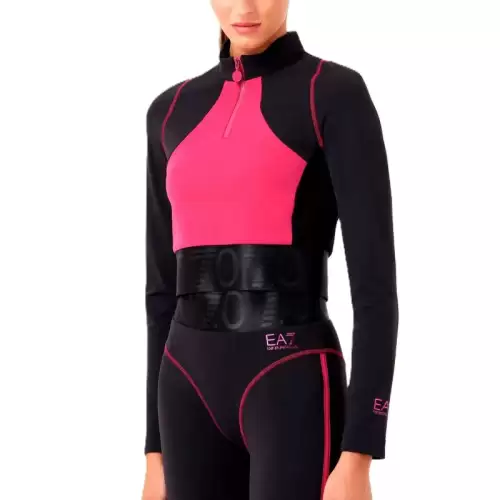 Bluza cu Fermoar EA7 W T top HALF ZIP