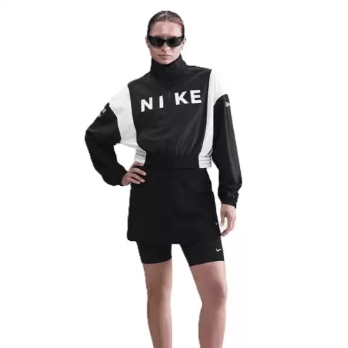 Bluza cu fermoar Nike W NSW CLSSC WVN REMIX LTWT PO