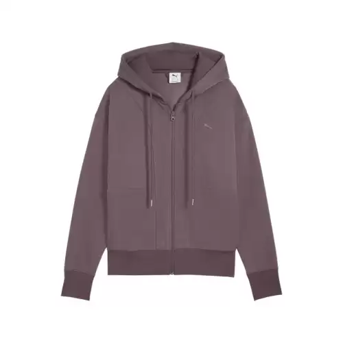 Bluza cu fermoar Puma HER Relaxed Full-Zip Hoodie FL