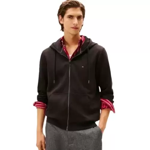 Bluza cu fermoar Tommy Hilfiger ESSENTIAL INTECHNO ZIP THROUGH