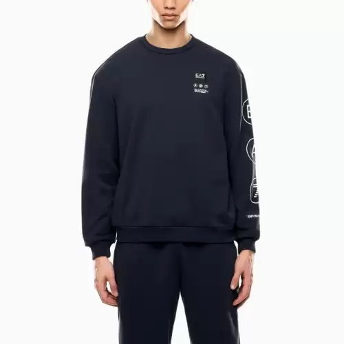 Bluza EA7 TRAIN LOGO SERIES M  T-TOP CN COFT WRITINGS