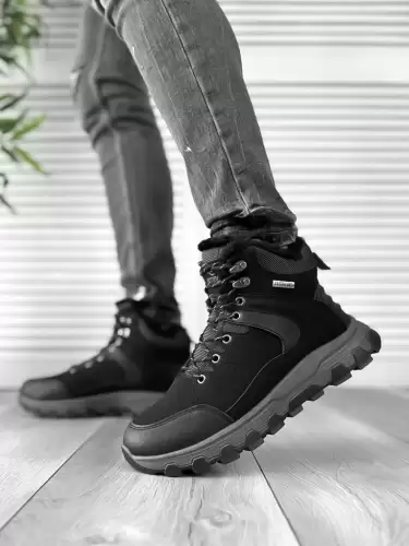 Bocanci barbati imblaniti negri A75 T52-2