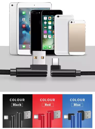 Cablu de date magnetic Type C  90°  A8867 CU4