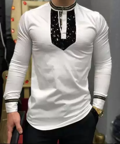 Camasa barbati alba slim fit pentru evenimente B6129 O3-4.2