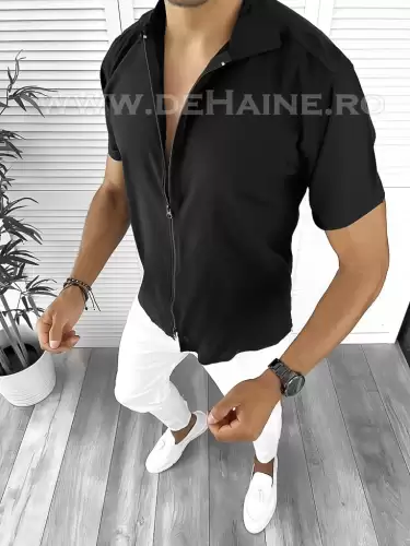 Camasa barbati slim fit neagra B9315 O6-3.2