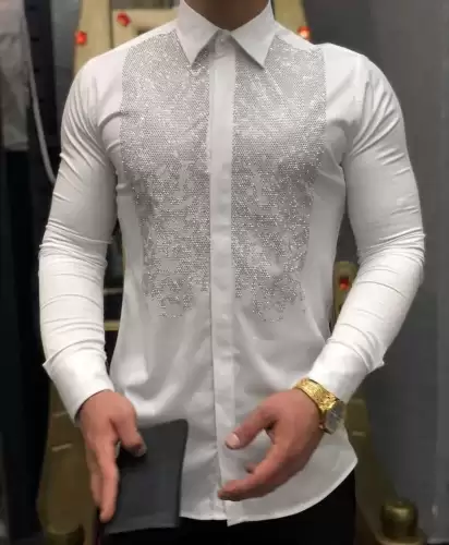 Camasa barbati slim fit pentru evenimente B7715  25-4.3