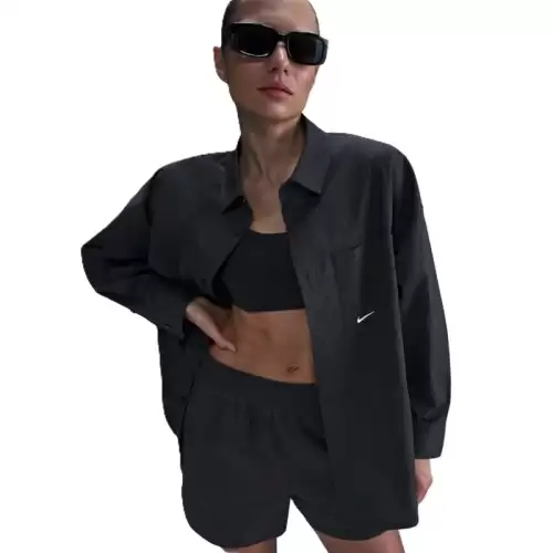 Camasa Nike W NSW NK CHLL PPLN LS BTN TOP