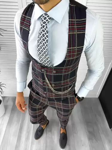 Compleu barbati Vesta + Pantaloni 12814 36-2   U4-1