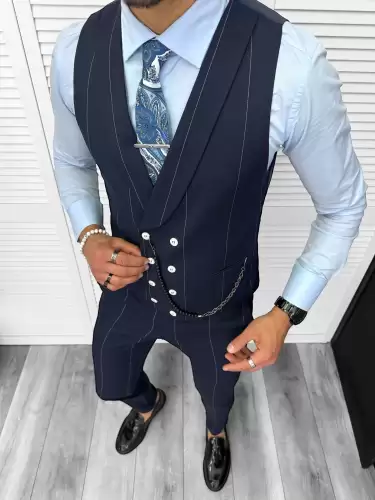 Compleu barbati  Vesta + Pantaloni B4010  64-2