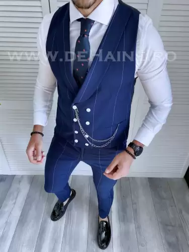 Compleu barbati  Vesta + Pantaloni B4010 64-2