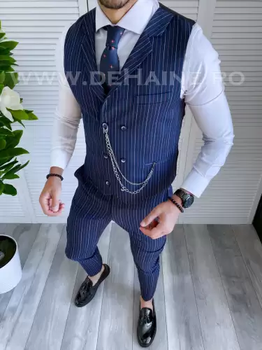 Compleu barbati  Vesta + Pantaloni B4013 D6-5.4