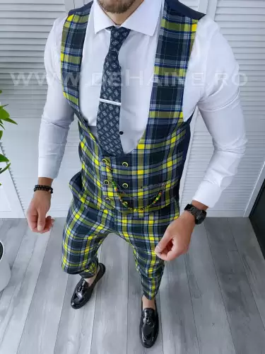 Compleu barbati  Vesta + Pantaloni B4118  D10-5