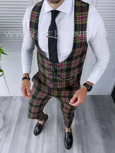 Compleu barbati  Vesta + Pantaloni B4121 48-4