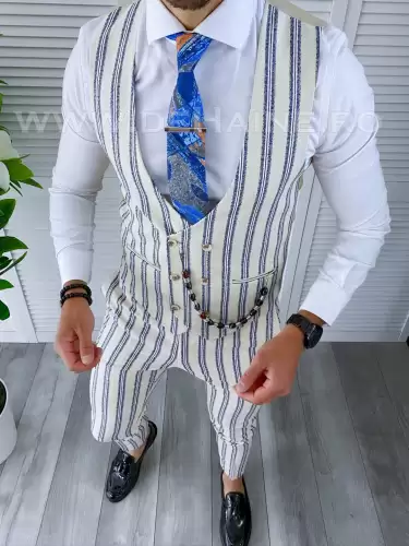 Compleu barbati  Vesta + Pantaloni B4127 33-1