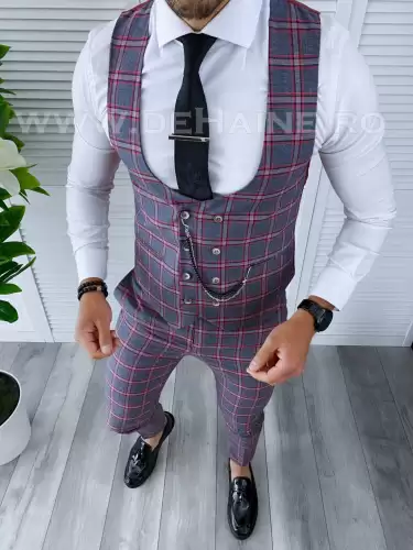 Compleu barbati  Vesta + Pantaloni B4147 35-1