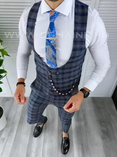 Compleu barbati  Vesta + Pantaloni B4163 50-1