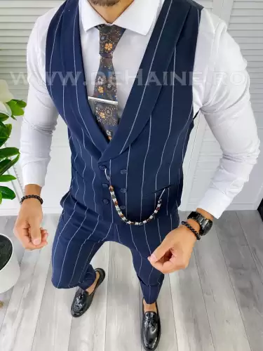 Compleu barbati  Vesta + Pantaloni B5541 O5-4.1